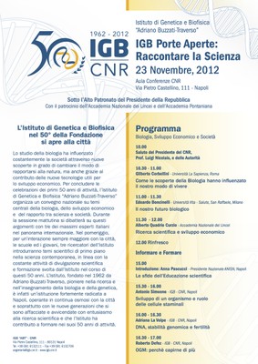 IGB Porte Aperte Poster IGB Porte Aperte Poster